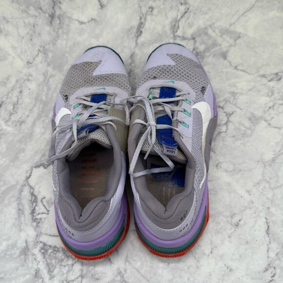 Nike Metcon, Gray and Purple Athletic Shoes with Breathable Mesh. Size 10 - Picture 5 of 10